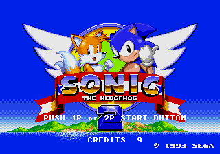 Sonic The Hedgehog 2 (Mega Play)